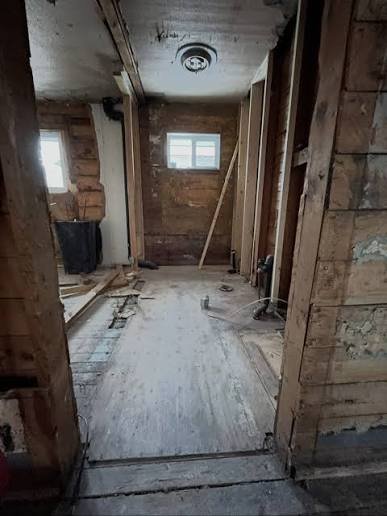 Cabinet installation in a renovated interior