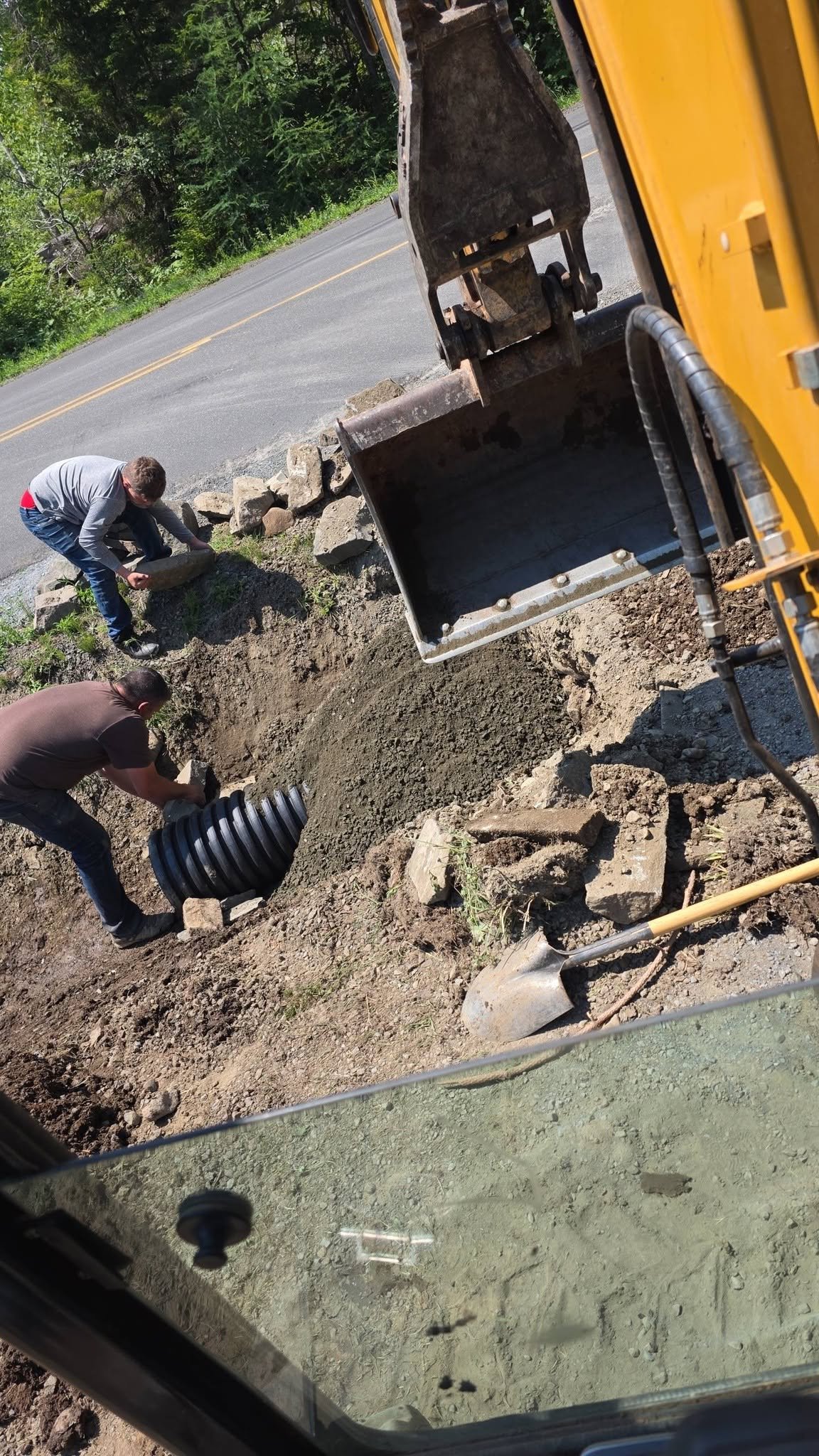 Residential home excavation work