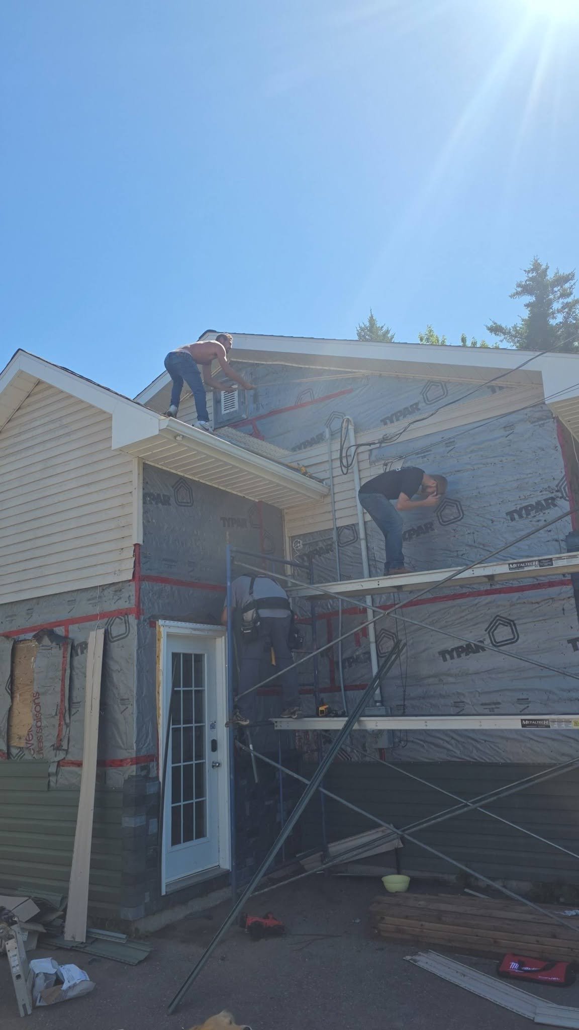 New deck construction