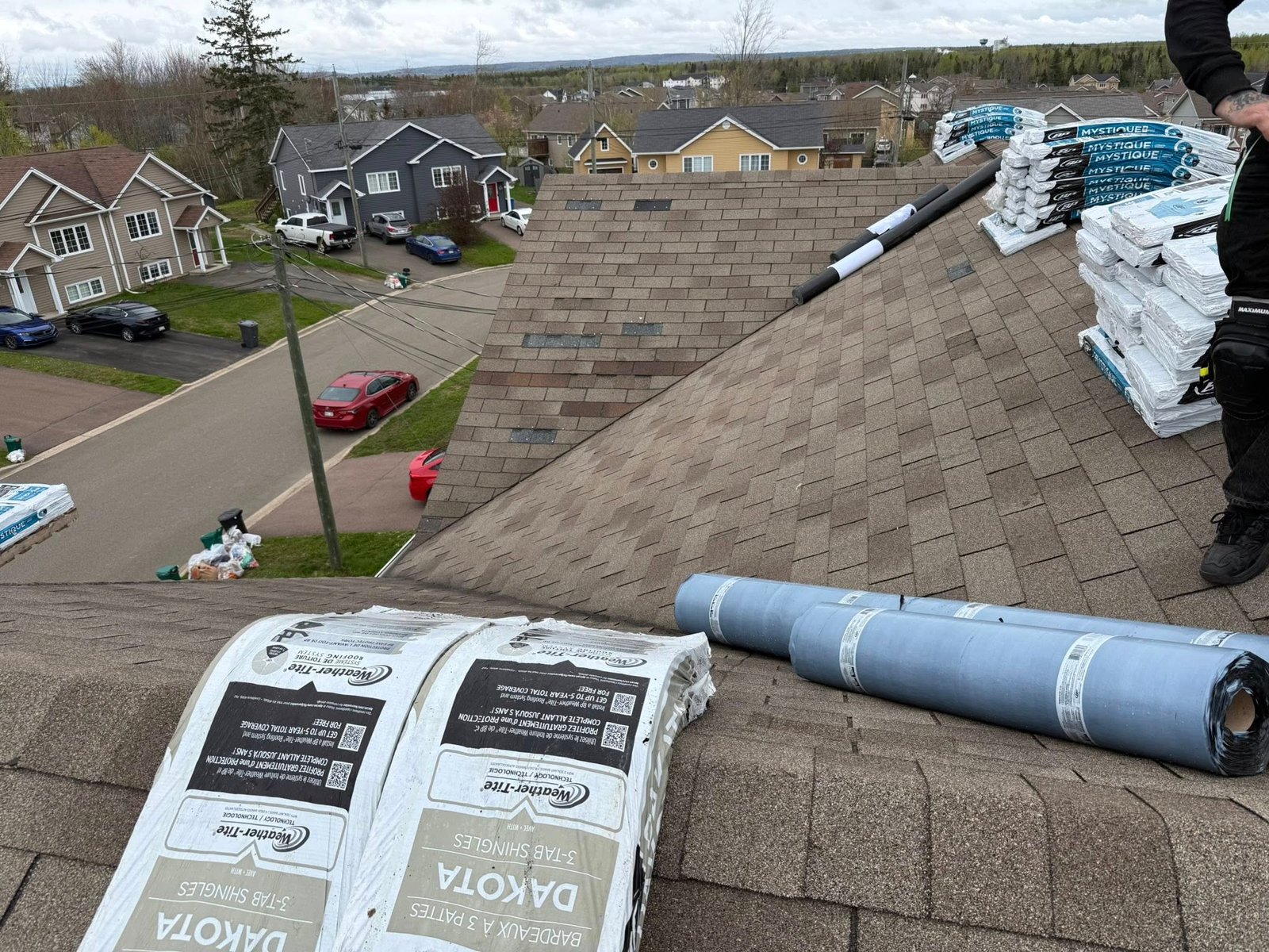 New Roof Installation<