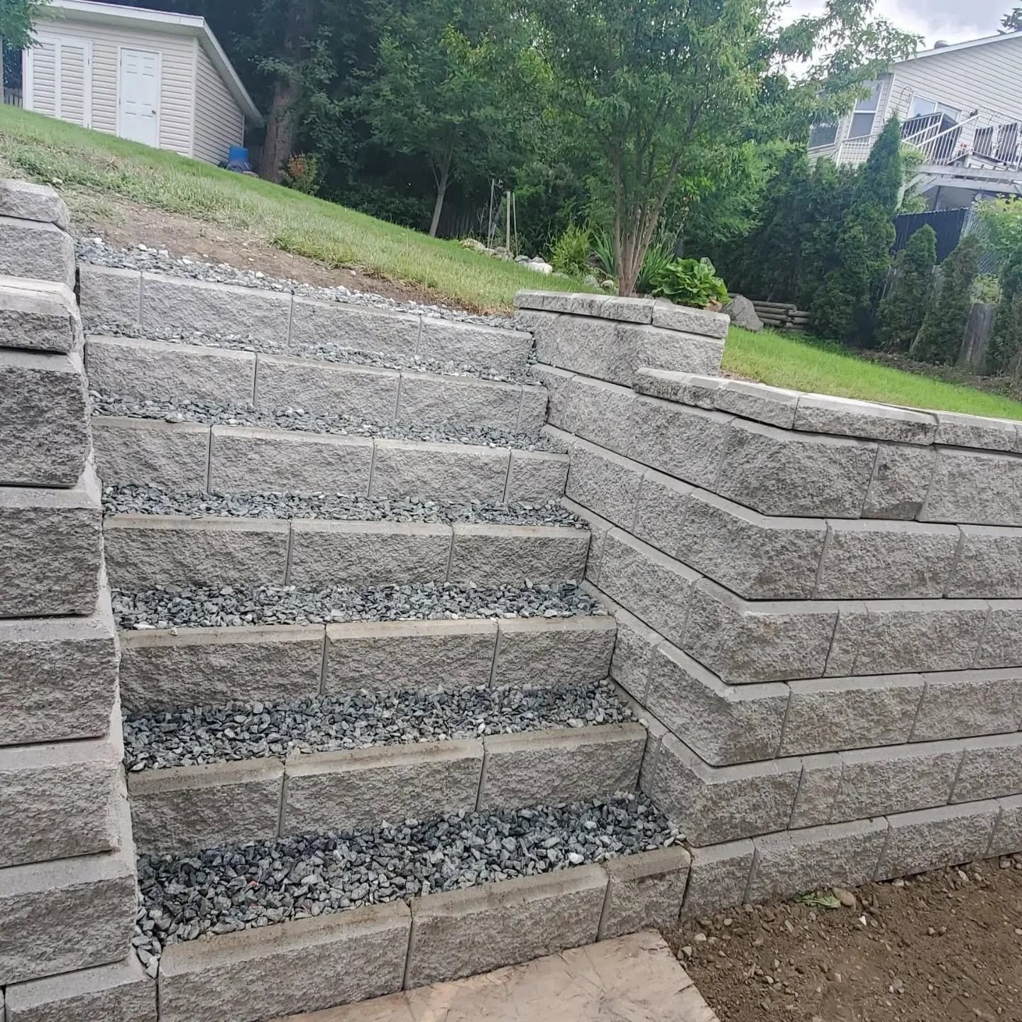 retaining walls<